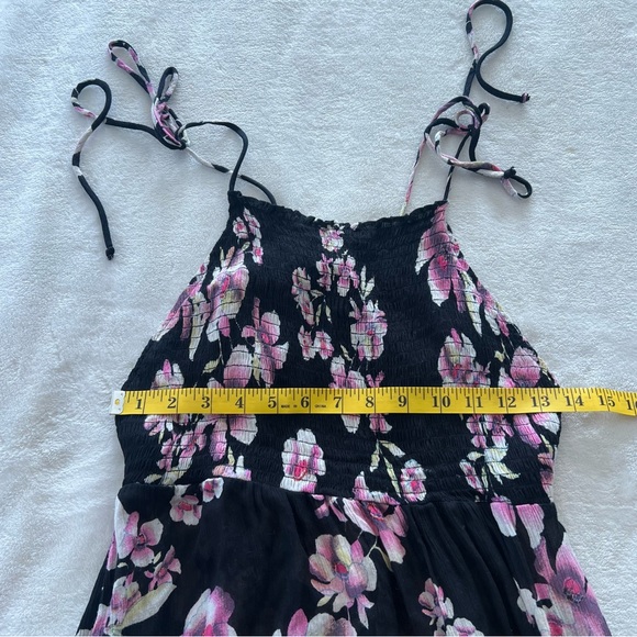 Free People Dress Garden Party Maxi in Black Floral - Picture 5 of 6